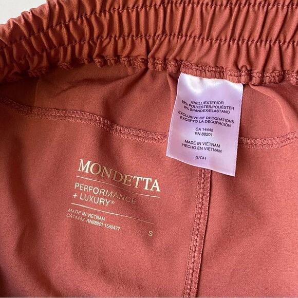 Mondetta Mahogany Rust Orange Active Skirt Size Small  side Pockets - Picture 11 of 11